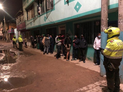 Operativos contra ciudadanos que violaron la cuarentena en Bogotá