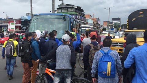 Protestas en Suba