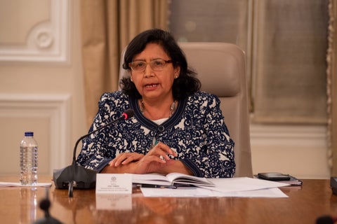 Gina Tambini, representante de la OPS en Colombia