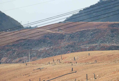 En las últimas horas se registró un derrumbe en el Relleno Sanitario Doña Juana.