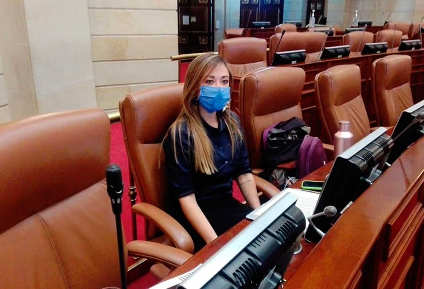 Katherine Miranda, representante a la Cámara