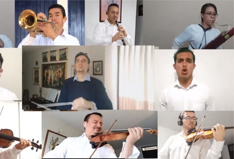 Orquestas del país se unen para interpretar el Himno Nacional