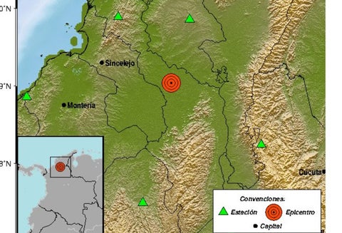 Sismo en Colombia - Bolívar
