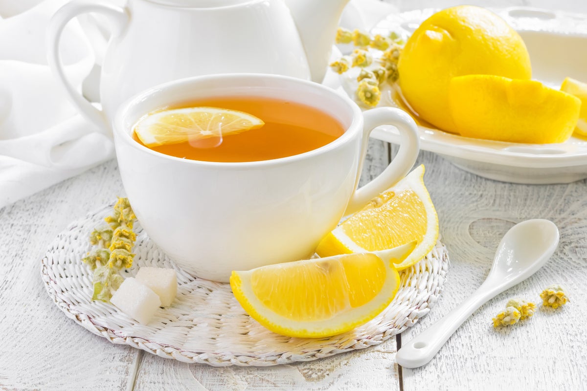 Té de limón y bicarbonato