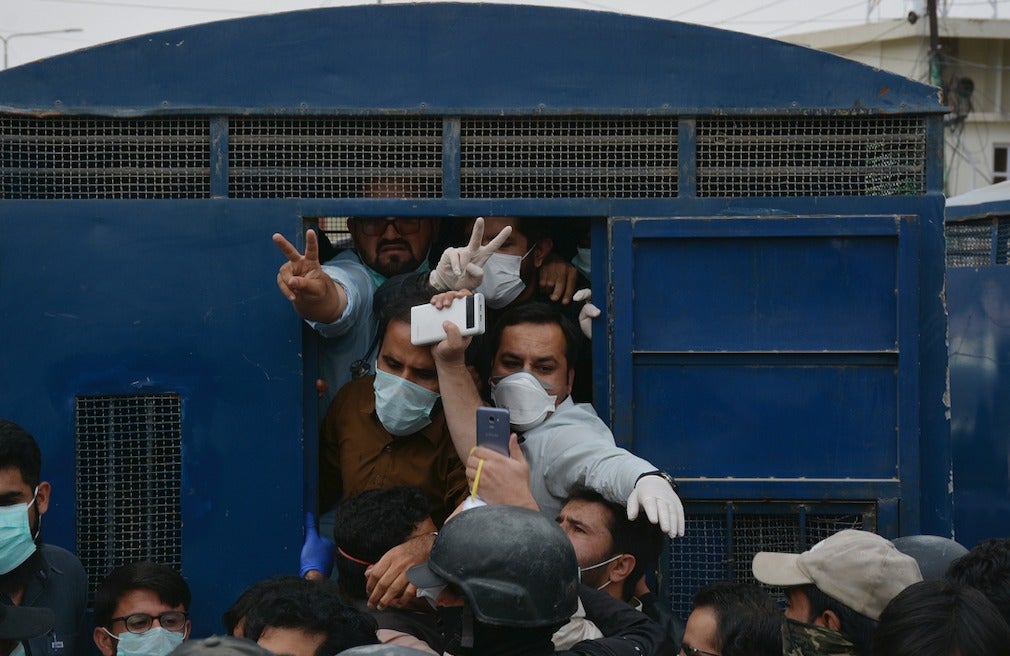 protesta médicos
