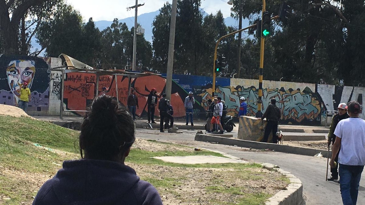 Protestas en Ciudad Bolívar por cuarentena 19 de abril 2020