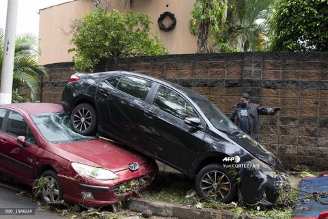 Tormenta tropical Amanda en El Salvador
