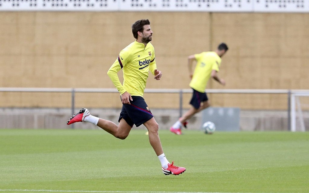 Entrenamiento del Barcelona