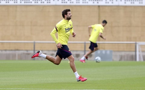 Entrenamiento del Barcelona