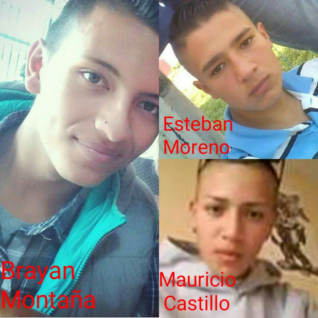 Jóvenes asesinados en Usaquén (Bogotá)