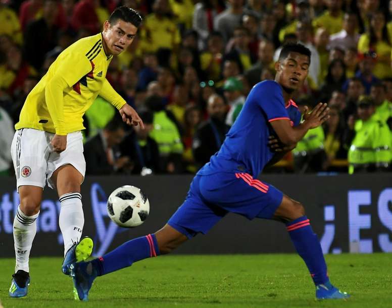 James Rodríguez y Wilmar Barrios - Selección Colombia