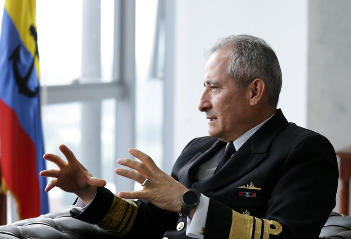 Almirante Evelio Ramírez, comandante de la Armada