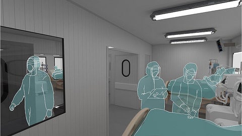 Estudiantes de la Universidad Nacional crean UCI portátil para pacientes de COVID-19