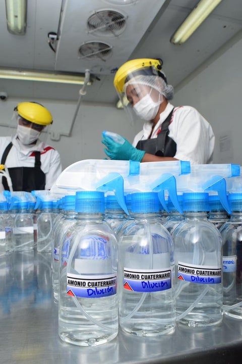 Planta de producción de desinfectante de Cerrejón