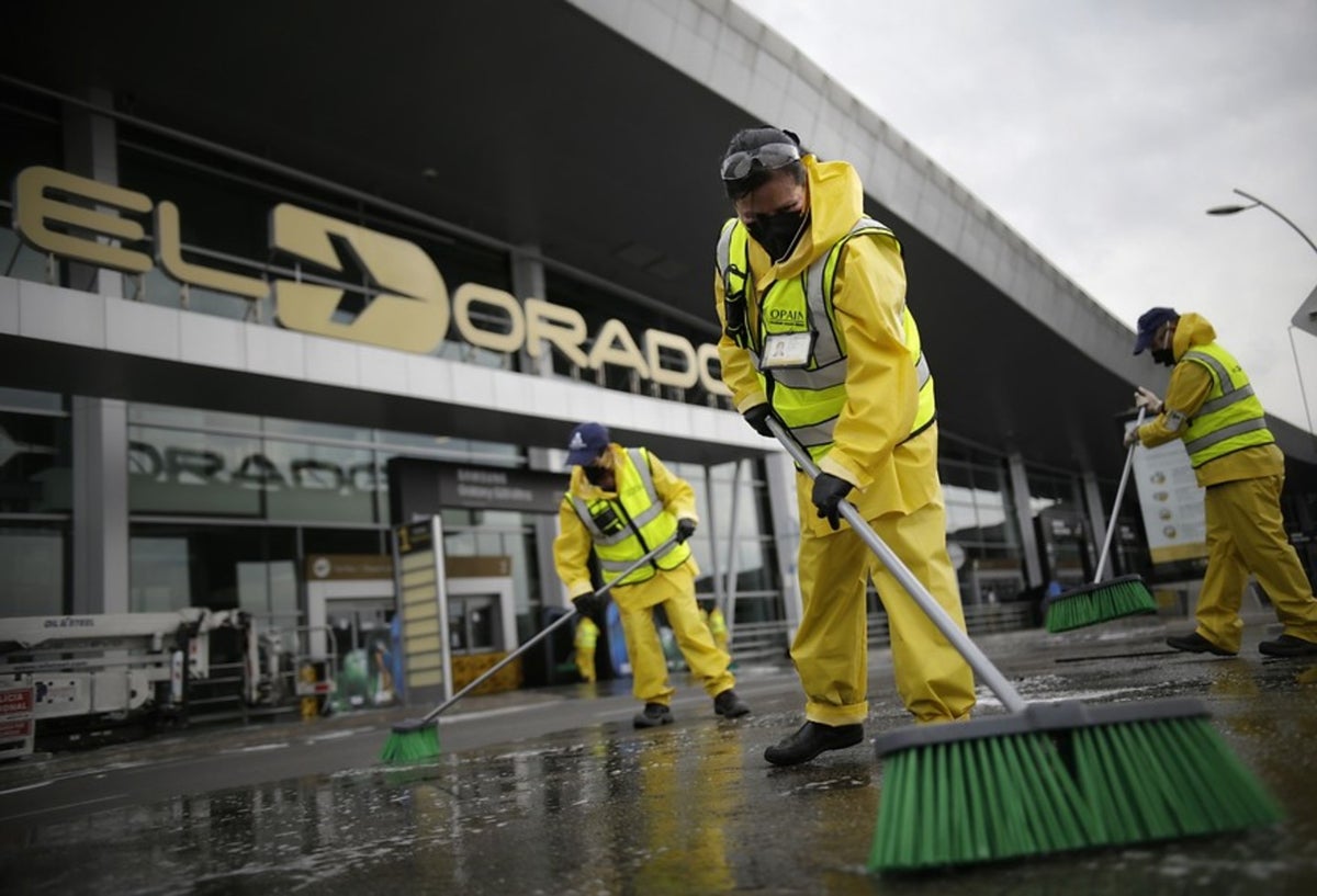 Aeropuerto El Dorado / Coronavirus en Bogotá / Cuarentena en Bogotá