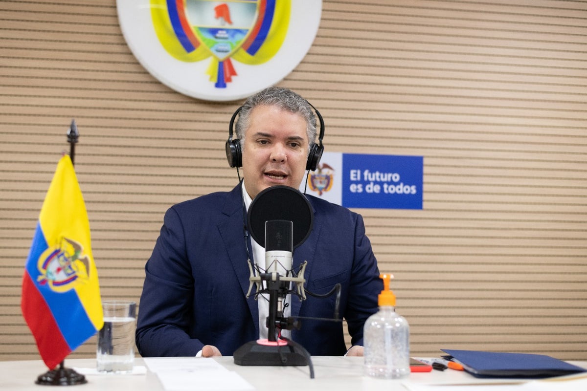 El presidente Iván Duque