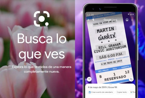 Google Lens es una app permite escanear texto y otros objetos