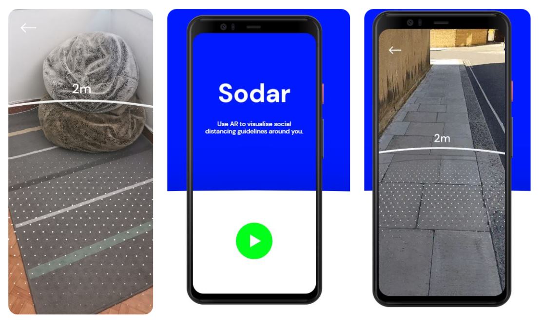 Sodar, app para garantizar la distancia segura