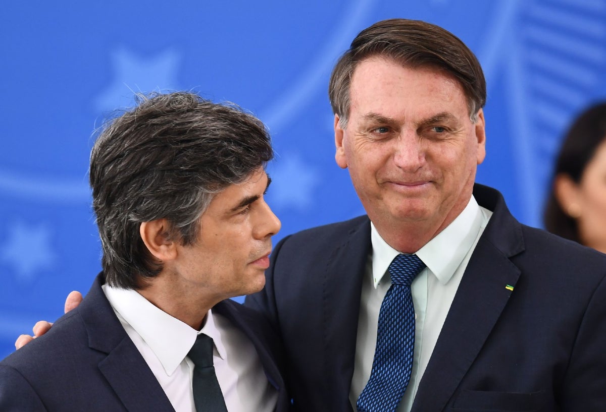Nelson Teich y Jair Bolsonaro