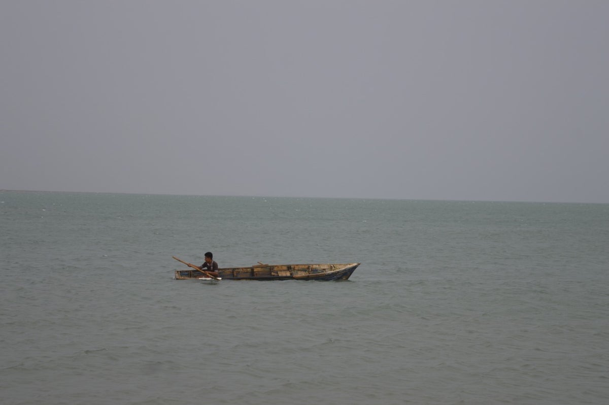 Pescador artesanal en La Guajira
