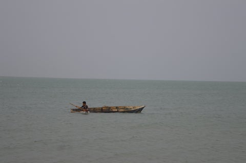 Pescador artesanal en La Guajira