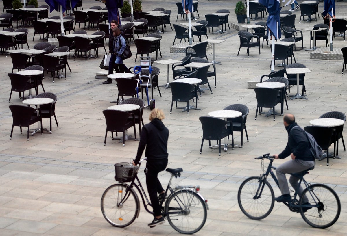 Coronavirus en Alemania / Distanciamiento en restaurantes