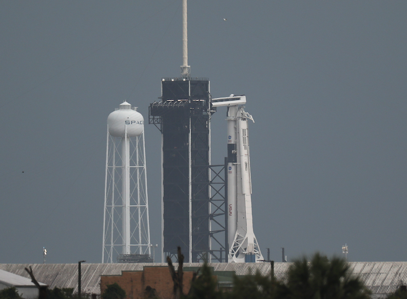 Cohete de SpaceX en la NASA