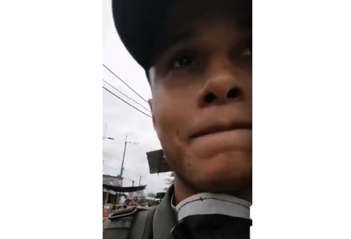 Patrullero de la Policía conmueve las redes