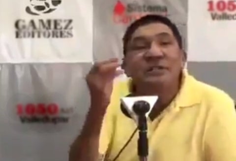 Fabio Zuleta, locutor criticado por entrevista a palabrero