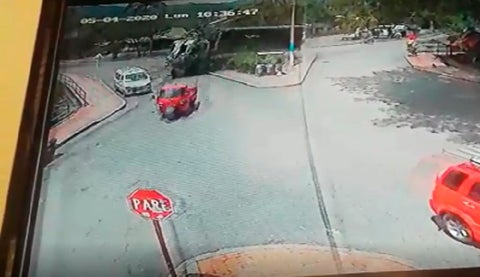 Accidente en Villeta