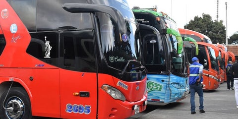 Buses para transporte intermunicipal