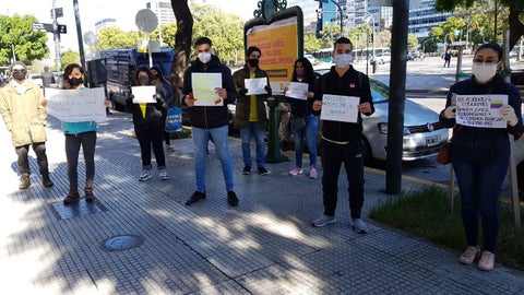 Colombianos en Argentina piden por repatriación