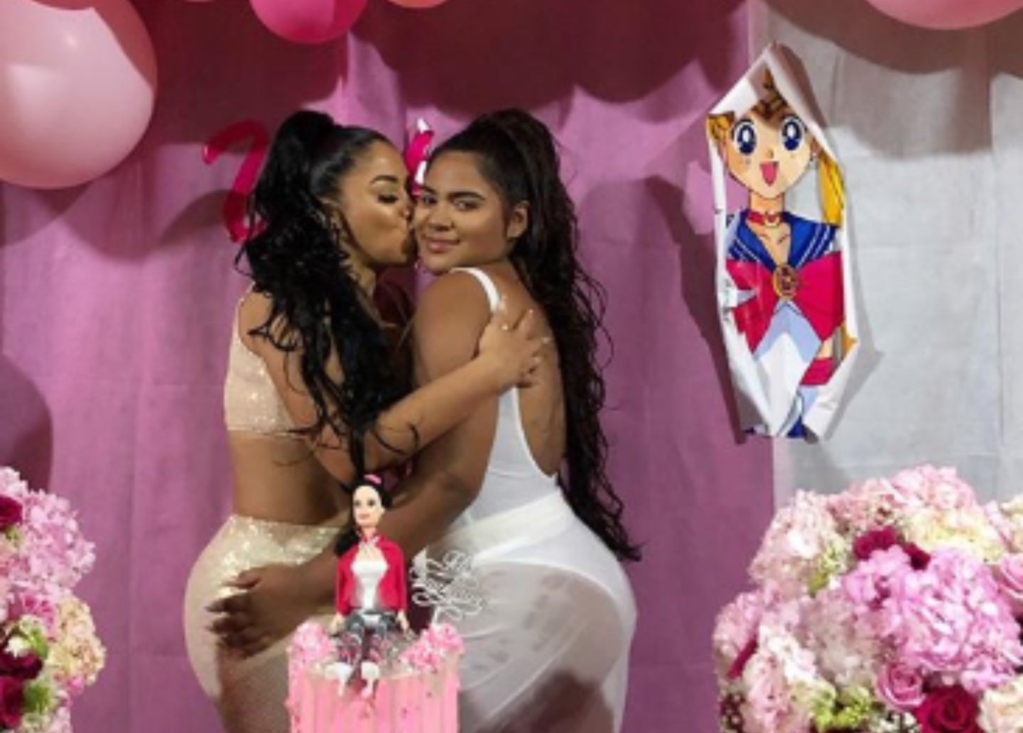 Yuranis León y su hija