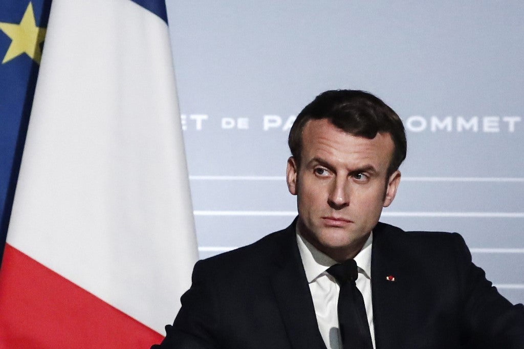 Emmanuel Macron, presidente de Francia