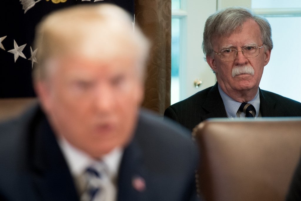Donald Trump, John Bolton