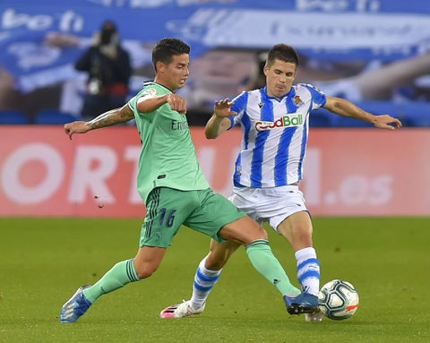 James Rodríguez, Real Sociedad vs Real Madrid - Liga de España