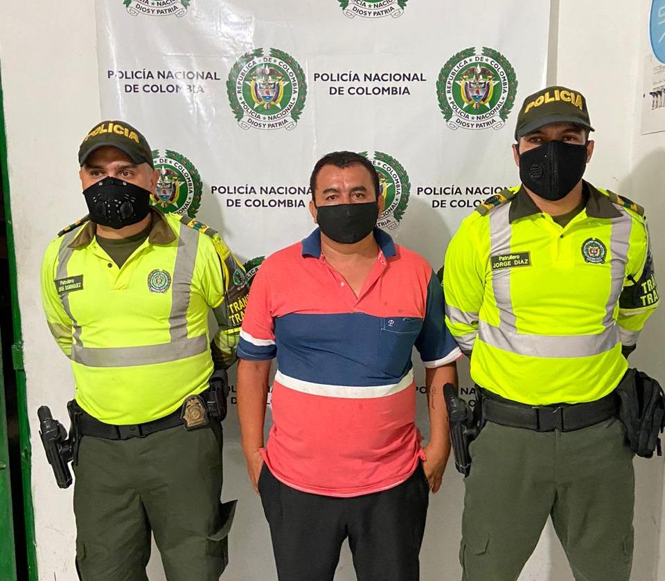 El conductor fue capturado por la Policía.