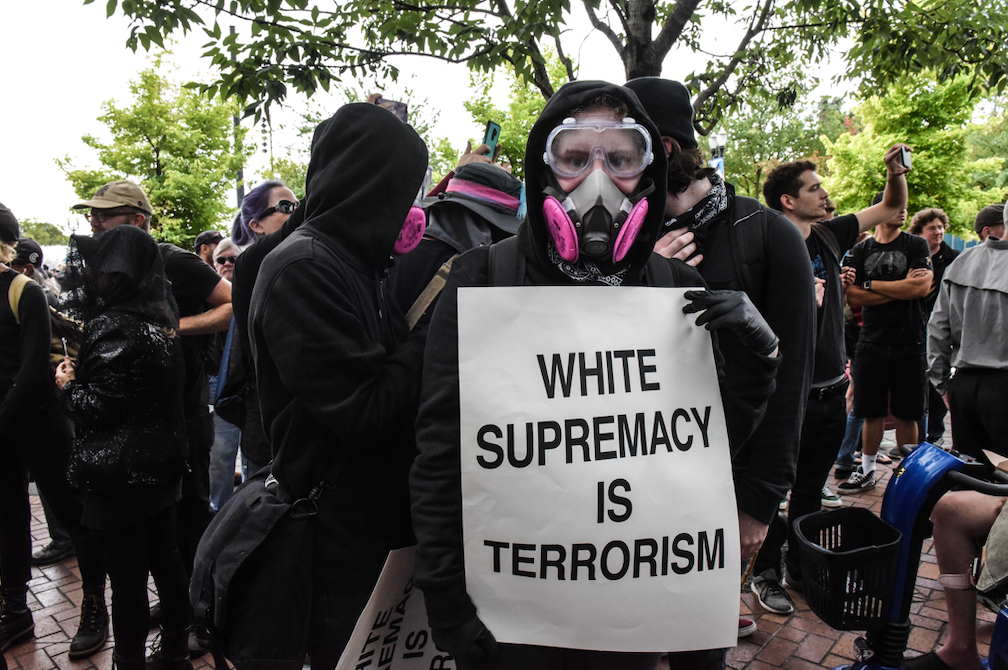 Protestas contra supremacistas blancos