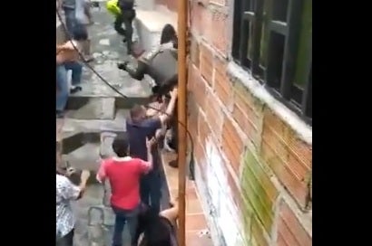 Intento de asonada en Itagüí, Antioquia.