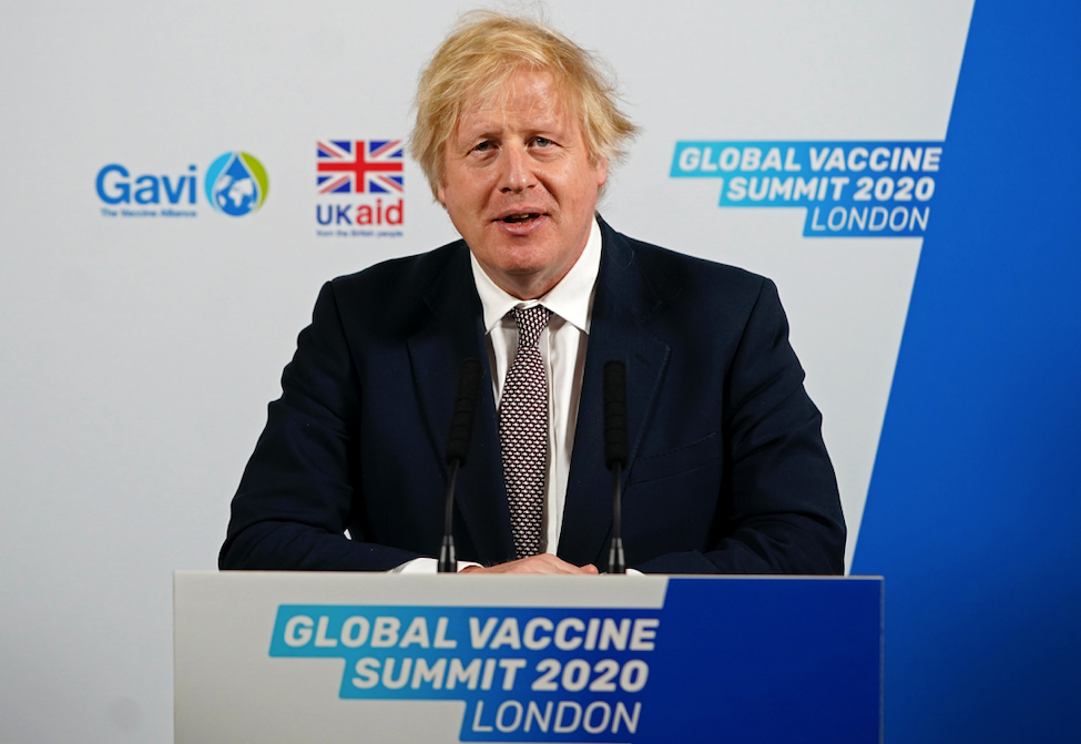 Primer ministro británico, Boris Johnson