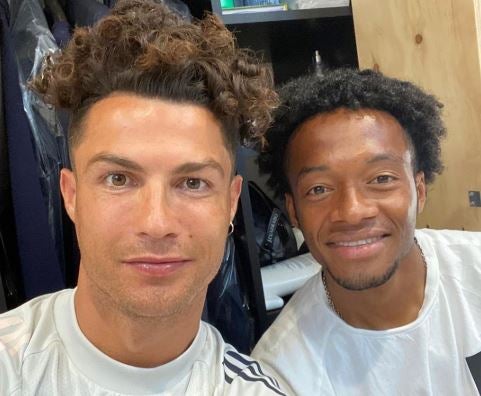 Cristiano Ronaldo y Juan Guillermo Cuadrado