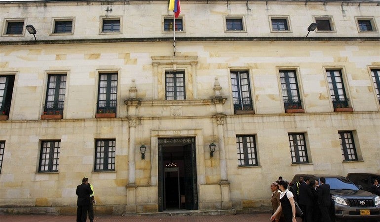 Cancillería colombiana fachada