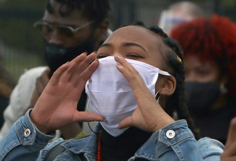 Protestas frente a embajada de Estados Unidos / Muerte de George Floyd por racismo