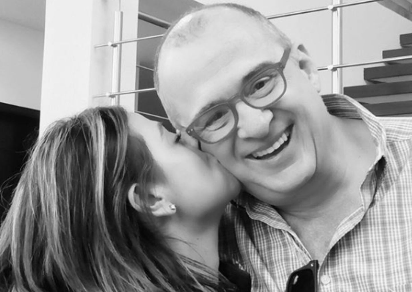 Jota Mario y su esposa