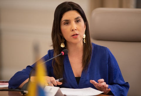 María Victoria Angulo, ministra de Educación