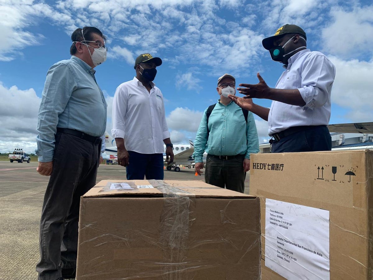 Ministro de Salud en su visita a Chocó