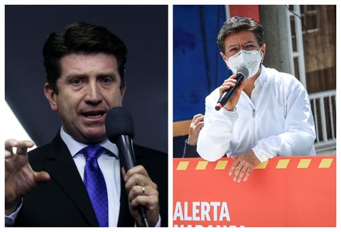 Diego Molano y Claudia López
