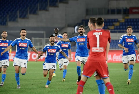 Napoli campeón de Copa de Italia