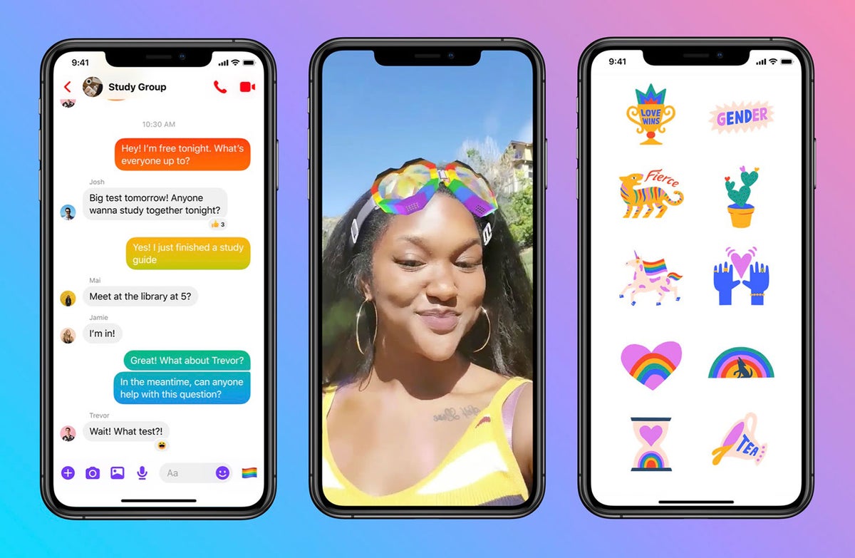 Novedades messenger Facebook para el día del orgullo LGBTI