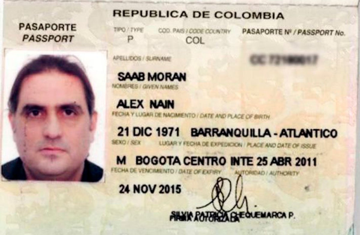 Pasaporte de Álex Saab